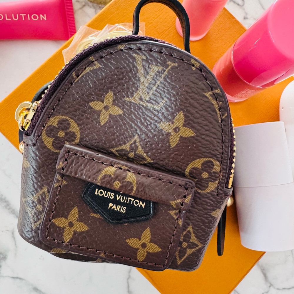 Louis Vuitton Brown Monogram Mini Backpack Charm